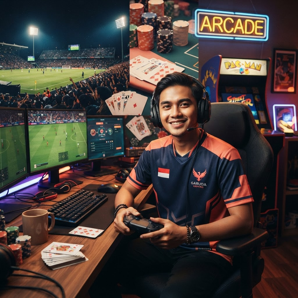 Komunitas gamer Indonesia bermain dan berdiskusi